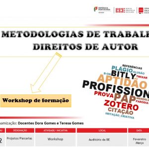Metodologias de trabalho e direitos de autor – Workshops na ESMM