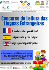 Concurso de Leitura das Línguas Estrangeiras – Inscreve-te!
