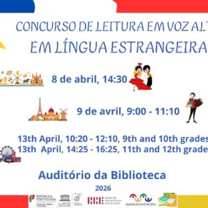 Concurso de Leitura em voz alta em Língua Estrangeira
